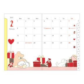Midori 2027 Pocket Diary Mini (B7) - Dog