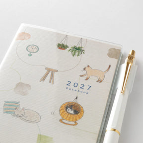 Midori 2027 Pocket Diary Slim (B6) - Cat
