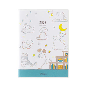 Midori 2027 Pocket Diary (A6) - Dog