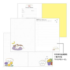 Midori 2027 Pocket Diary (A6) - Dog
