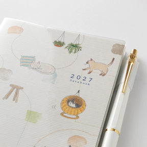 Midori 2027 Pocket Diary (A6) - Cat