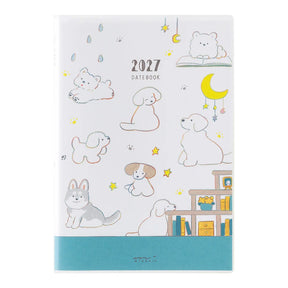 Midori 2027 Pocket Diary - (B6) Dog