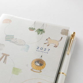 Midori 2027 Pocket Diary - (B6) Cat