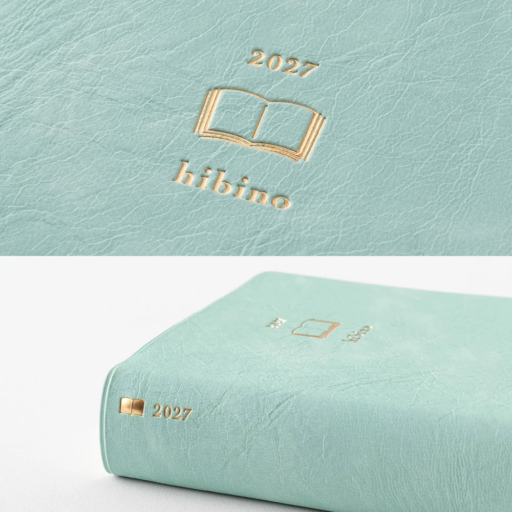 Midori Diary Hibino 2027 Blue Green - A6