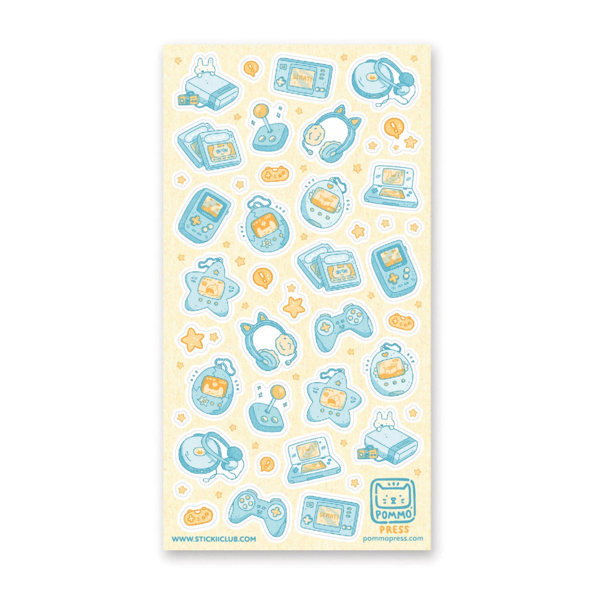 STICKII Sticker Sheet -  Cute Consoles