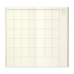 TRAVELER'S COMPANY 017 Regular Sized Refill - Free Diary (monthly)