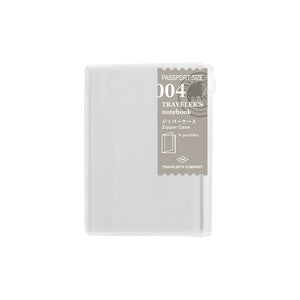 TRAVELER'S COMPANY Passport Sized Refill - 004 Zipper Case Clear