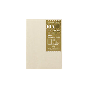 TRAVELER'S COMPANY Passport Sized Refill - 005 Blank Paper