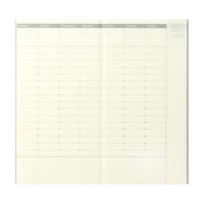 TRAVELER'S COMPANY 018 Regular Sized Refill - Free Diary Weekly Vertical