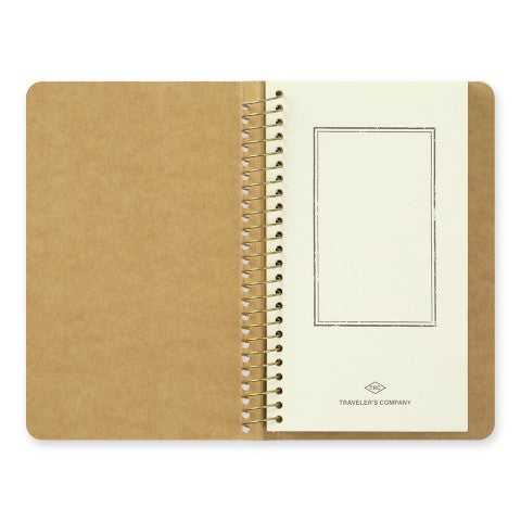 Traveler's Company A6 Slim Spiral Ring Notebook - Paper Pocket