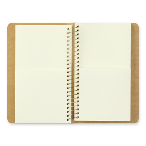 TRAVELER'S COMPANY A6 Slim Spiral Ring Notebook - Paper Pocket