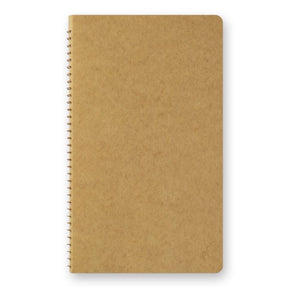 TRAVELER'S COMPANY A5 Slim Spiral Ring Kraft Paper - Blank