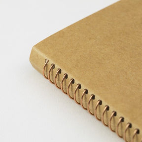 TRAVELER'S COMPANY A5 Slim Spiral Ring Kraft Paper - Blank