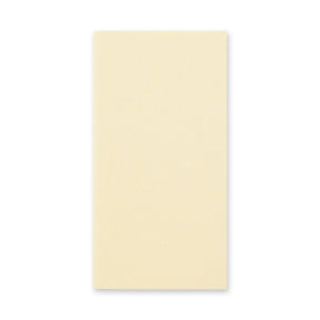 Traveler's Company Regular Sized Refill 025 - Cream Blank