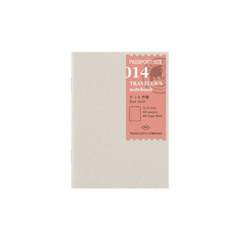 TRAVELER'S COMPANY Passport Sized Refill - 014 Dot Grid