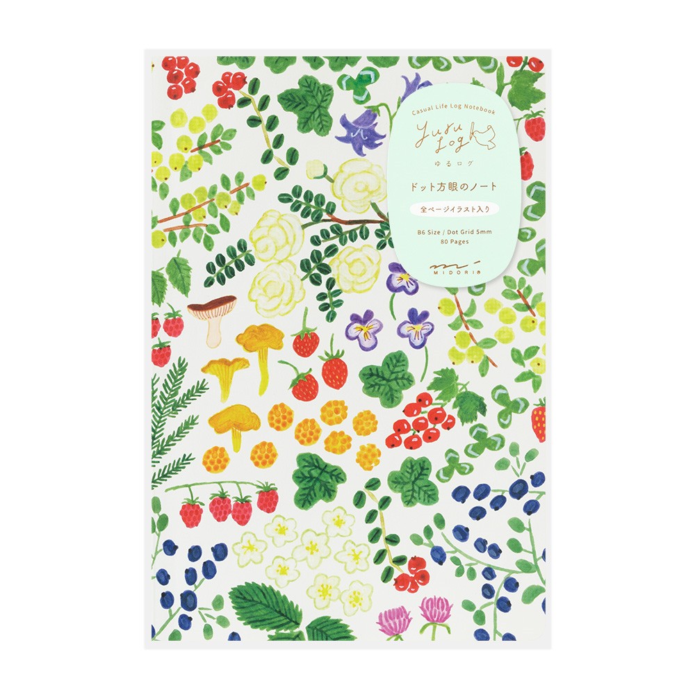 Midori Yuru Log Notebook B6 - Scandinavia