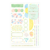 Midori Yuru Log Sticker Sheets - Watercolor