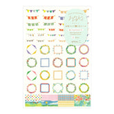 Midori Yuru Log Sticker Sheet - Decoration