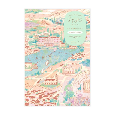 Midori Yuru Log Notebook B6 - Travel & Hotel V1
