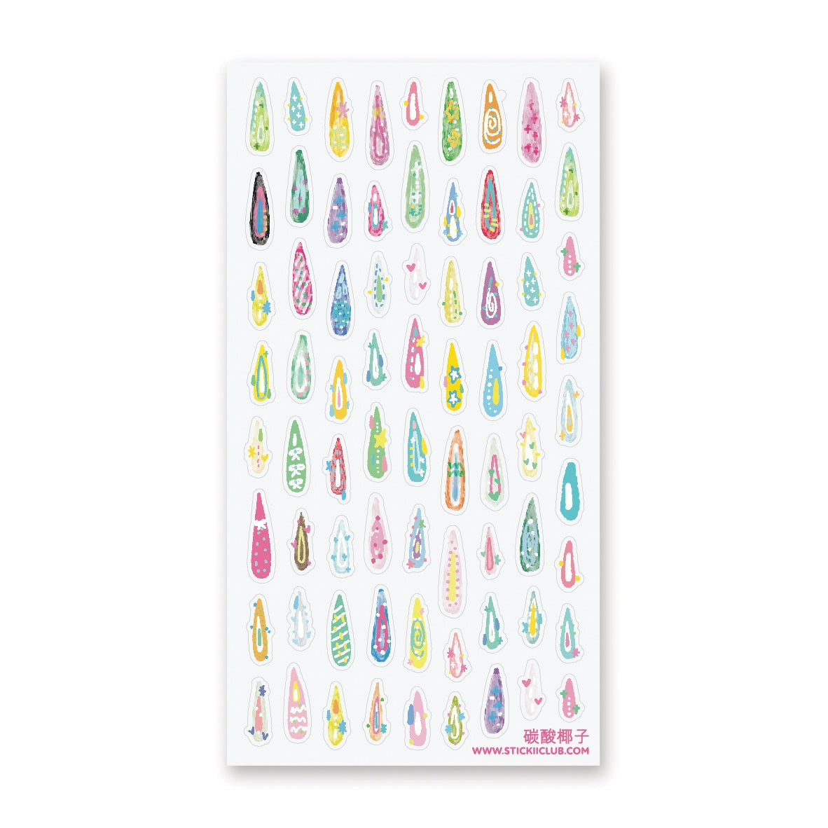 STICKII Sticker Sheet - Unicorn Tears