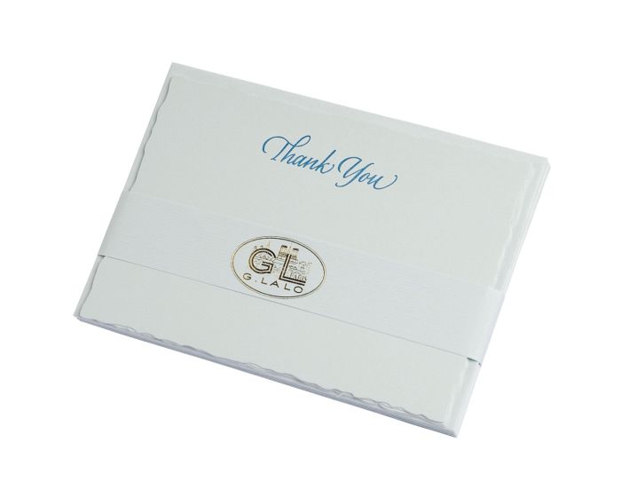 G. Lalo Thank You Deckle Edge Cards