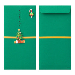 Midori PC Money Envelope 522 Christmas Tree