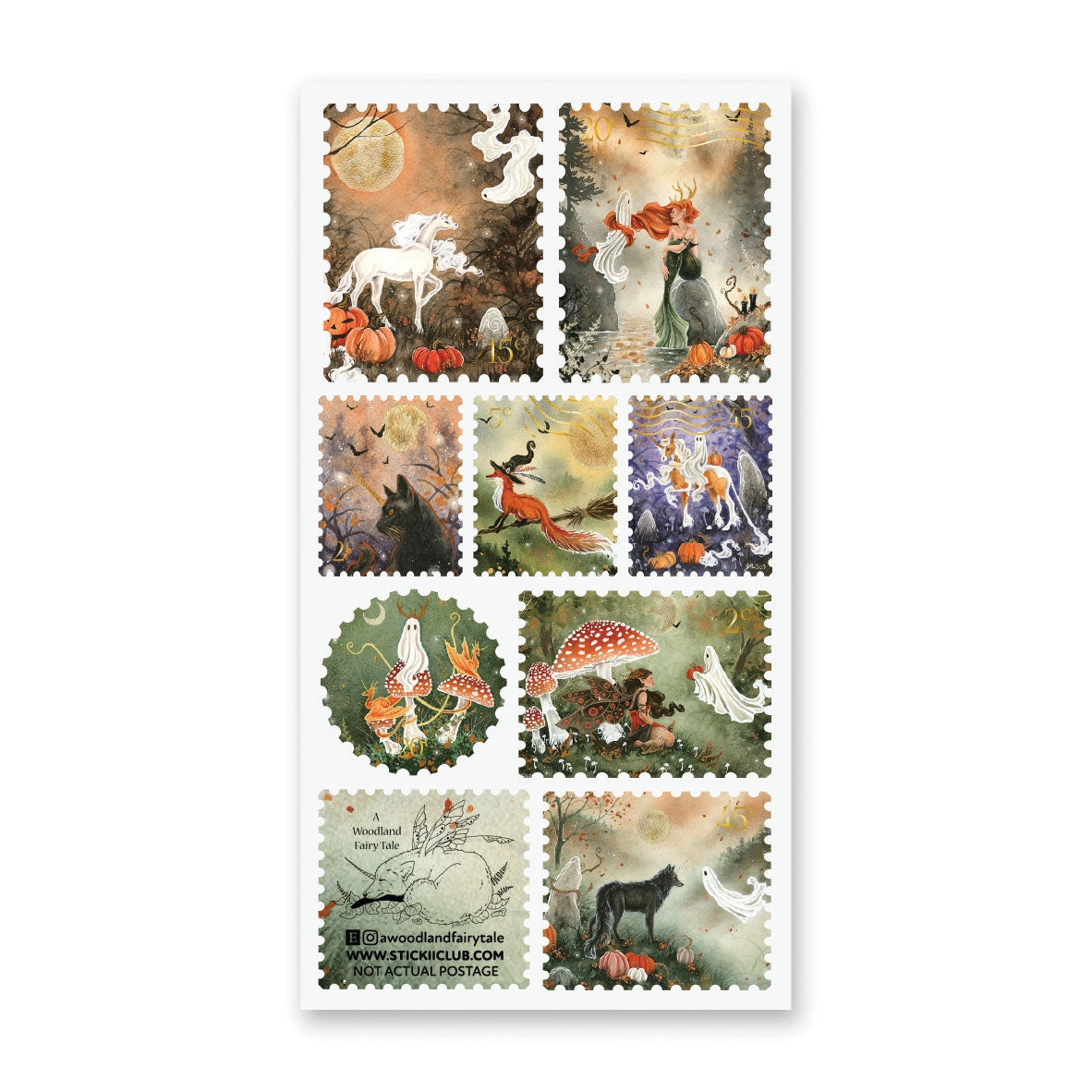 STICKII Sticker Sheet - Ghosts of Autumn