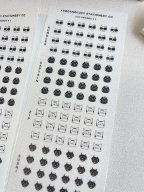 Kuboandlucy Stationery Co. - Cat Friends Sticker Sheet