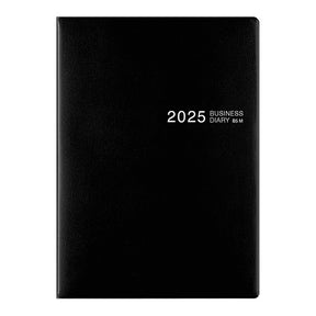 Midori 2025 Business Diary Black B5 - Monthly