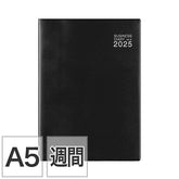 Midori 2025 Business Diary Black A5 - Monthly & Weekly