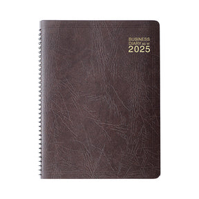 Midori 2025 Business Diary Brown A5 - Monthly & Weekly