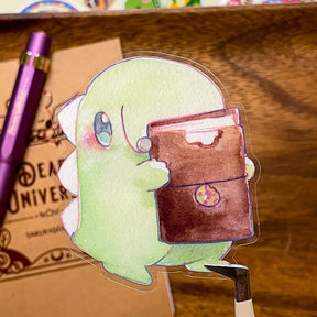 Sakuradragon - Dino's Journal Clear Sticker