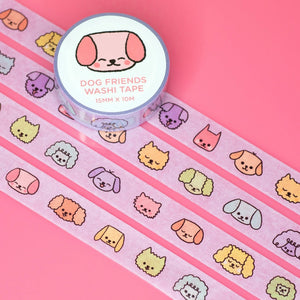 Robot Dance Battle - Dog Friends Washi Tape