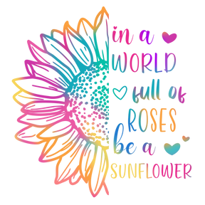 Savannah and James Co - Vinyl Sticker - Be A Sunflower
