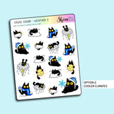 Shine Sticker Studio - Sticker Sheet - Edgar Cooler Weather Deco