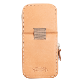 Galen Leather Co. Zipper Magnum Opus 3 Slot Hard Pen Case - Undyed