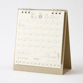 Midori 2025 Desktop Ring Calendar Small - Cat