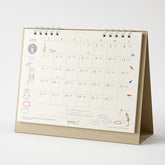 Midori 2025 Desktop Ring Calendar Medium - Cat