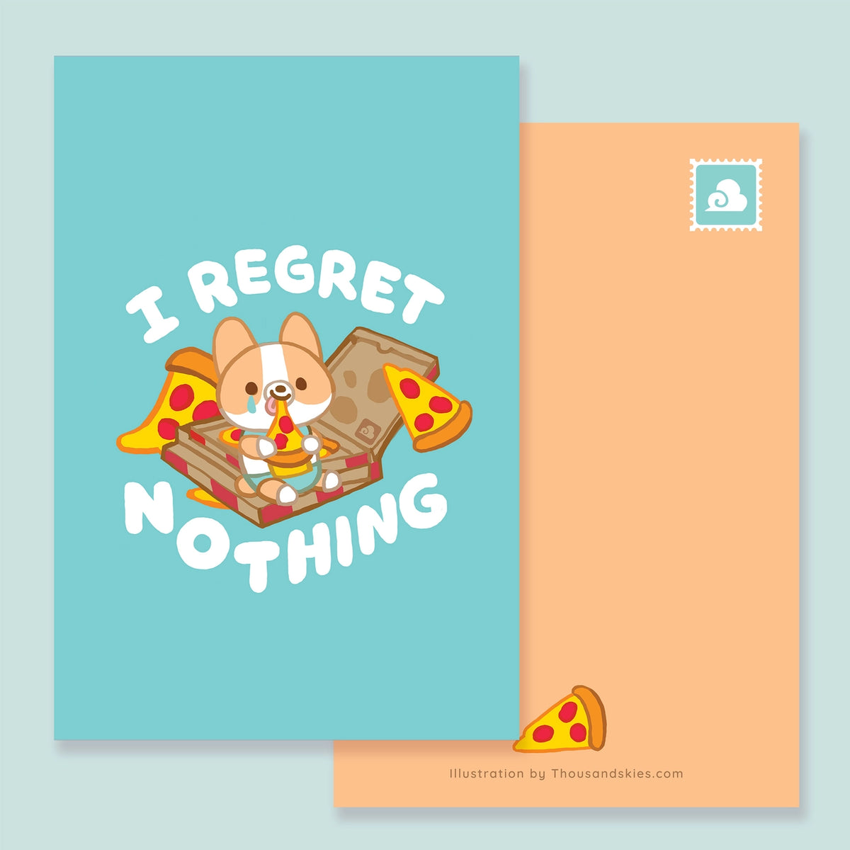 Thousand Skies - Postcard - I Regret Nothing