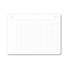 Stalogy Diary 2025 A5 Slim Monthly