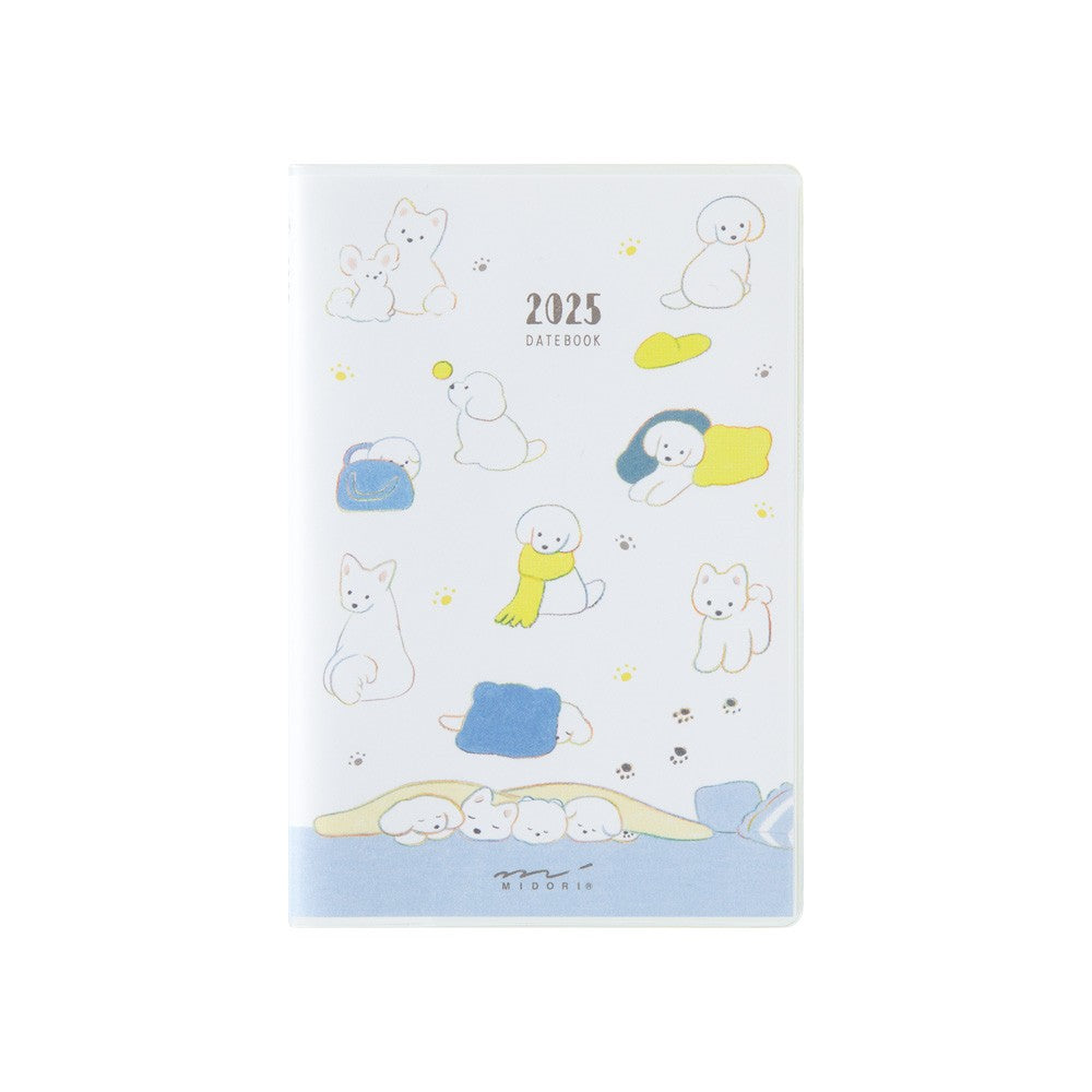 Midori 2025 Pocket Diary Mini (B7) - Dog