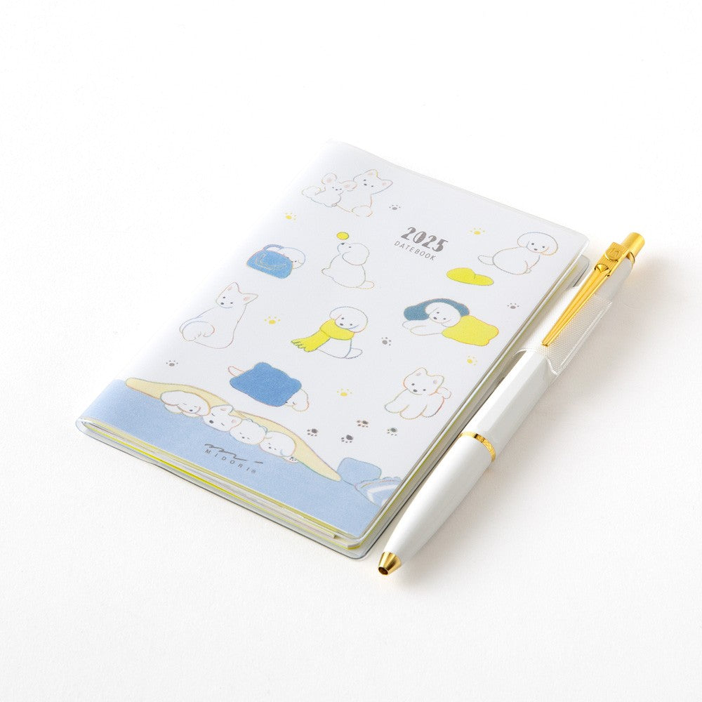 Midori 2025 Pocket Diary Mini (B7) - Dog