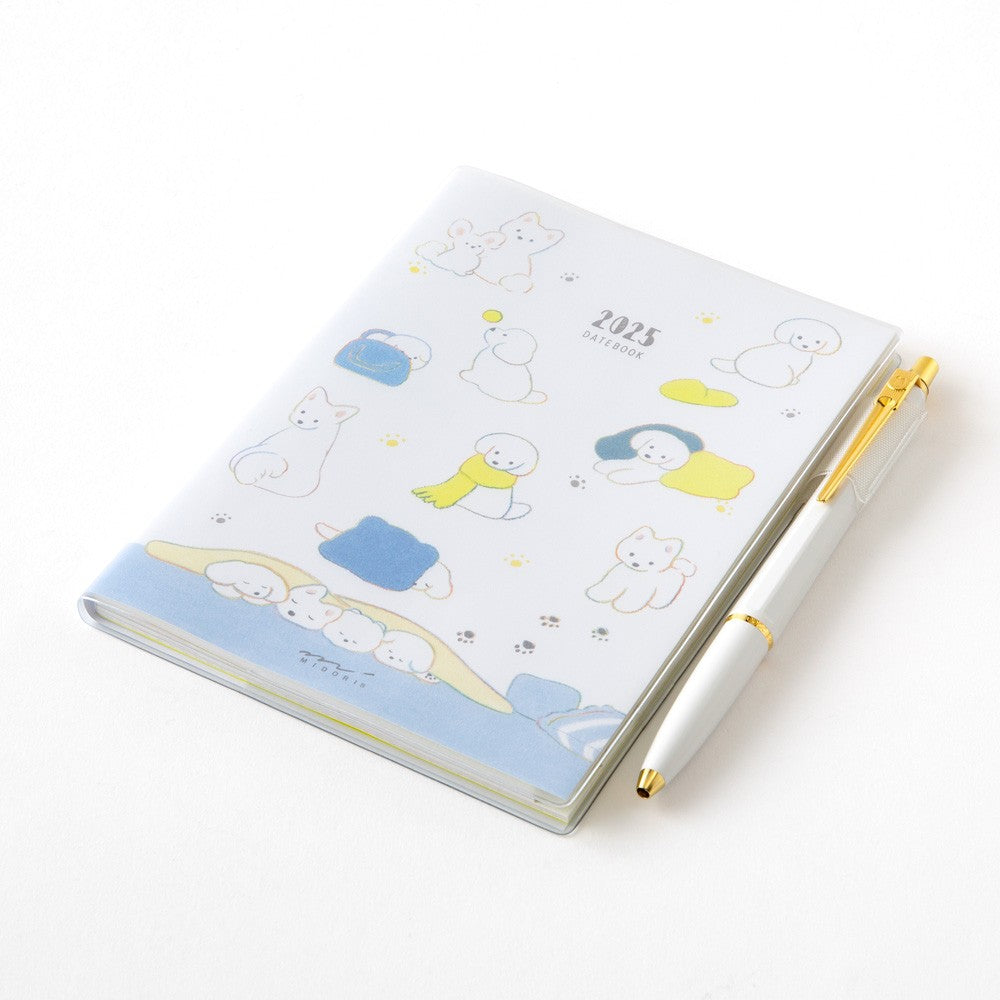 Midori 2025 Pocket Diary (A6) - Dog