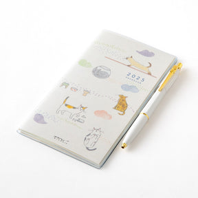 Midori 2025 Pocket Diary Slim (B6) - Cat