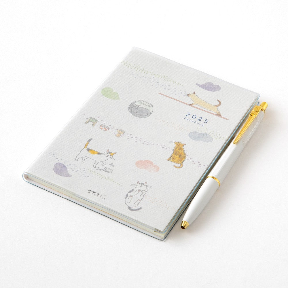 Midori 2025 Pocket Diary (A6) - Cat