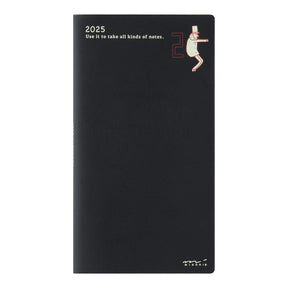 Midori 2025 Pocket Diary Slim (B6) - Ojisan