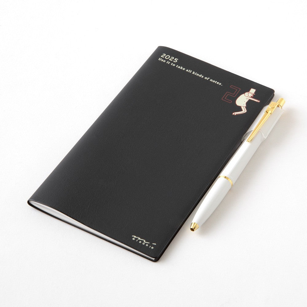 Midori 2025 Pocket Diary Slim (B6) - Ojisan