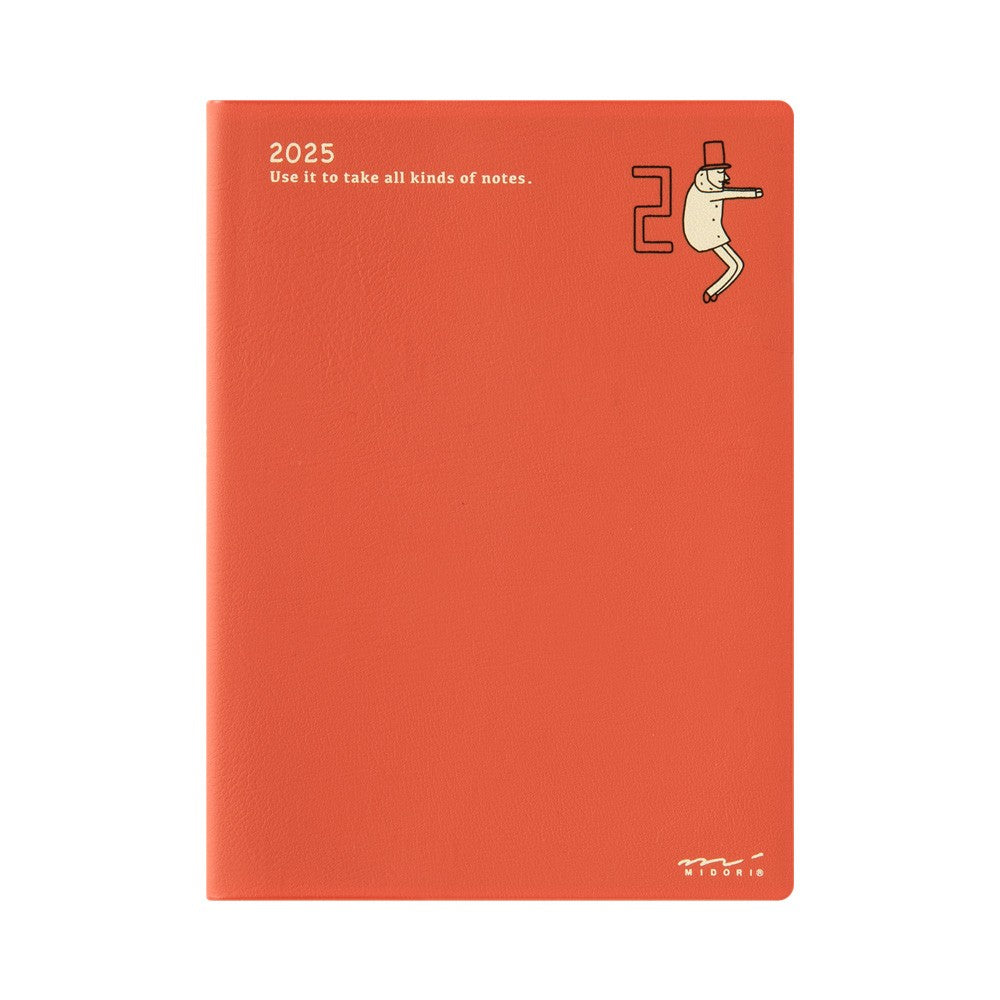 Midori 2025 Pocket Diary (A6) - Monthly Ojisan