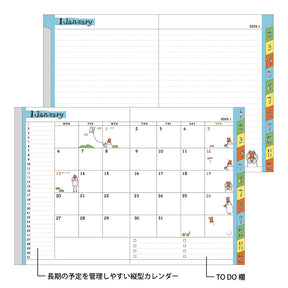 Midori 2025 Pocket Diary (A6) - Monthly Ojisan