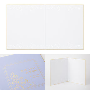 Midori - Color Shikishi - Gypsophila Pattern Sticker and Envelope Set